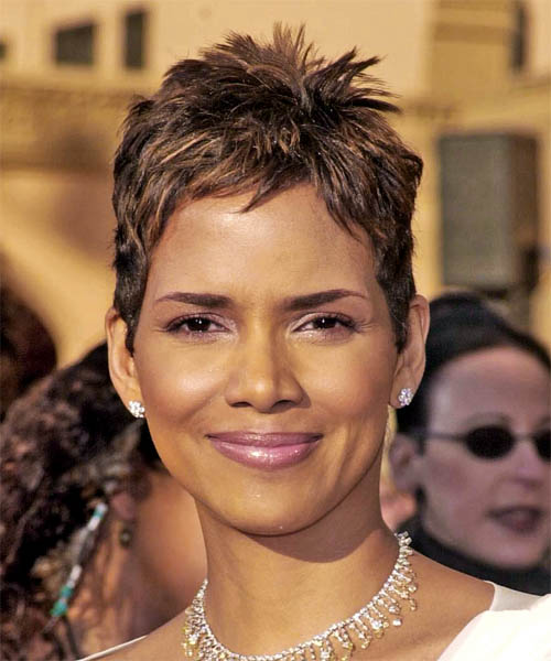 halle berry short hair. This is a short cut which will