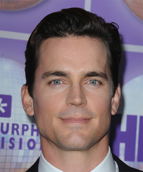 Matt Bomer Short Straight Formal Hairstyle - Black | TheHairStyler.com