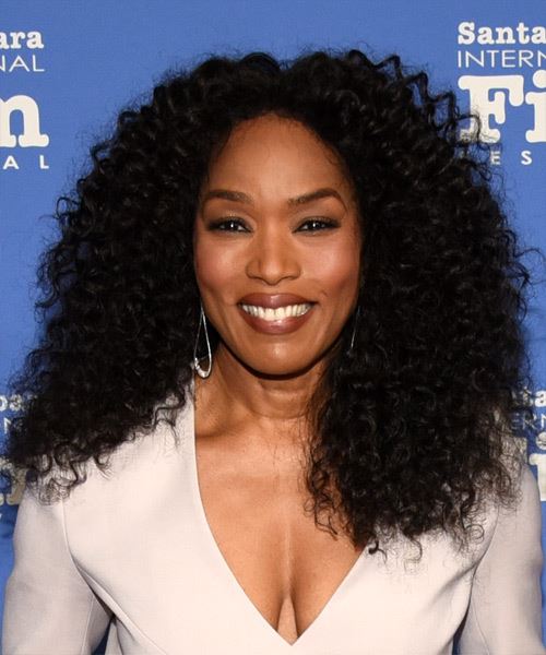 Angela Bassett Long Hairstyle With Tight Curls Hairstyles