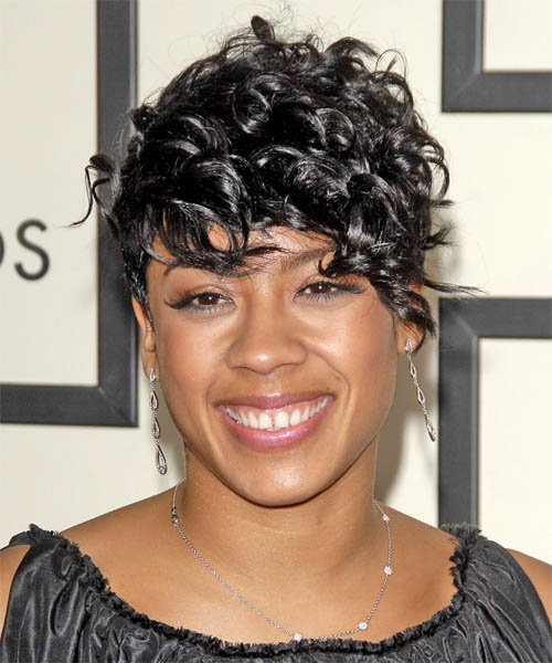 Keyshia Cole Hairstyle - Short Wavy Formal | TheHairStyler.com