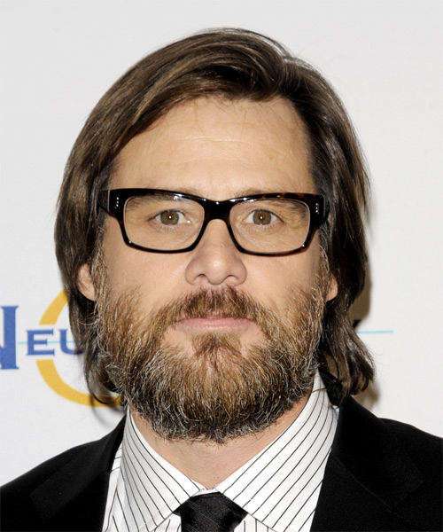 Jim Carrey Medium Straight Hairstyle