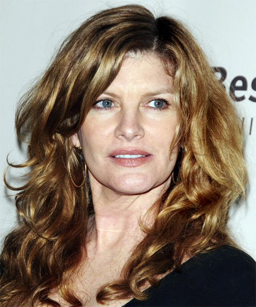 Rene Russo Hairstyle. Rene let her hair out and kept it natural and simple.