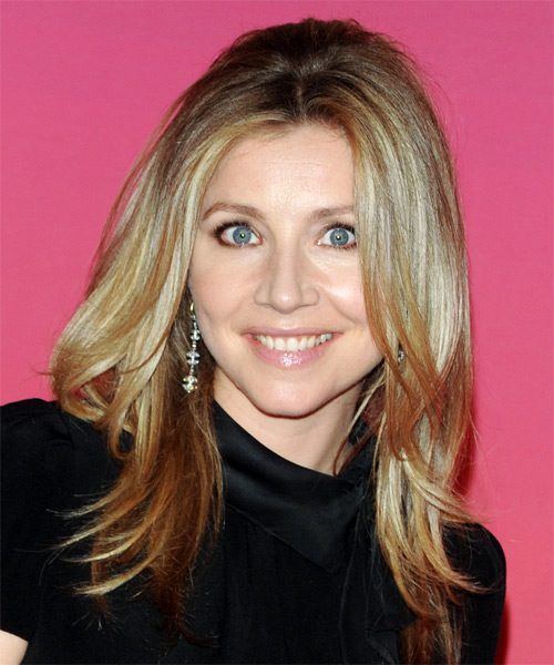 Sarah Chalke Hairstyle. Layers to the front of this hairstyle compliments 