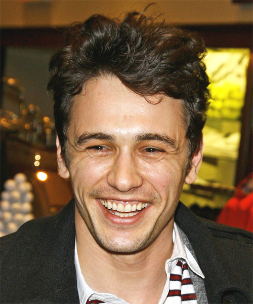 James Franco Short Wavy Hairstyle