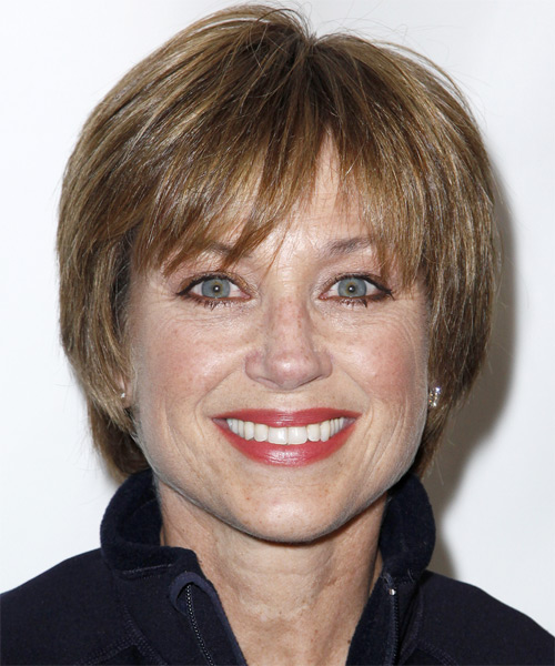 Dorothy Hamill Short Straight Formal Hairstyle | TheHairStyler.com