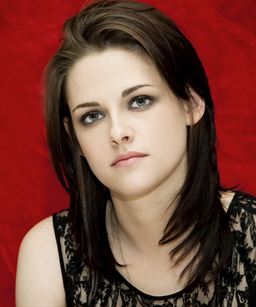 Kristen Stewart Long Straight Casual Hairstyle