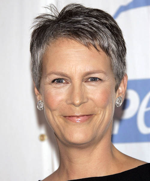 Jamie Lee Curtis Short Straight Hairstyle