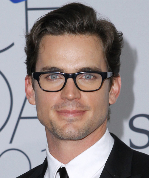 Matt Bomer Short Straight Formal Hairstyle - Dark Brunette (Chocolate ...