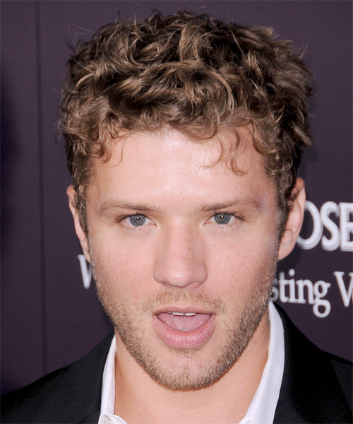 <b>Ryan Phillippe</b> Short Curly Hairstyle - Medium Brunette - Ryan-Phillipe