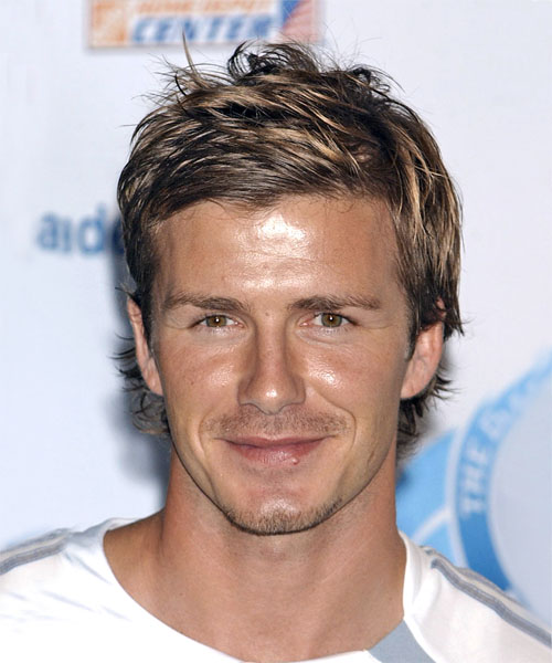 Short Straight Casual hairstyle: David Beckham | TheHairStyler.com