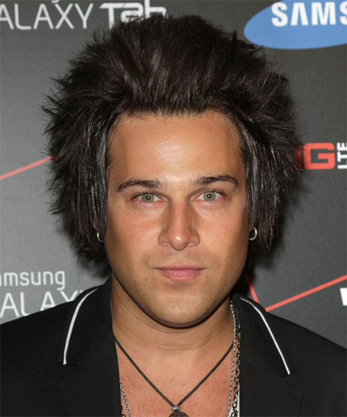 Ryan Cabrera Short Straight Alternative Hairstyle - Dark Brunette Hair