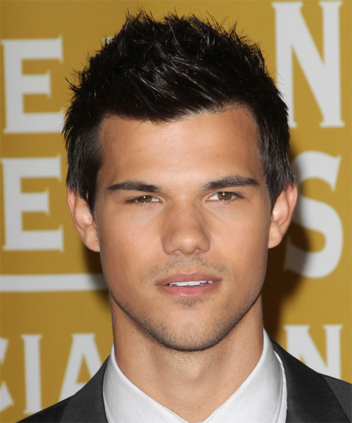 Taylor Lautner Short Straight Casual Hairstyle - Black | TheHairStyler ...