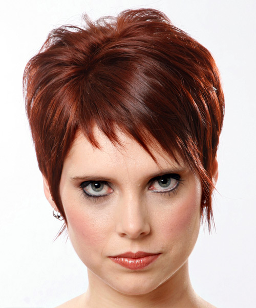 short hairstyles with front bangs. This short wispy #39;do has