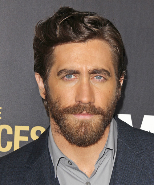 Jake Gyllenhaal Short Wavy Hairstyle - Medium Brunette