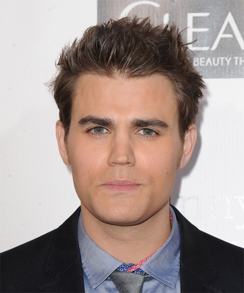 Paul Wesley Short Straight Casual Hairstyle (Caramel) | TheHairStyler ...