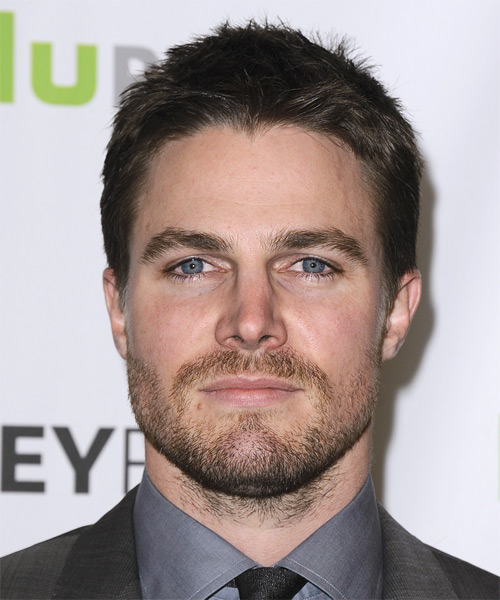 <b>Stephen Amell</b> Short Straight Hairstyle - Stephen-Amell