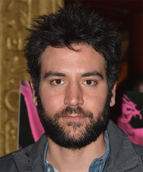 Josh Radnor Short Straight Hairstyle - Black - Josh-Radnor