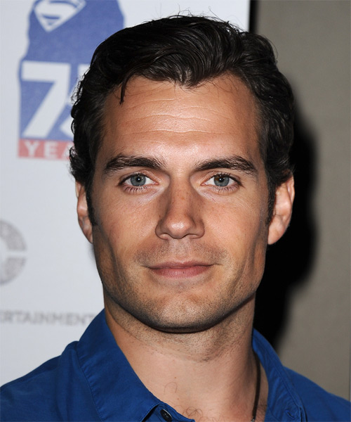 Henry Cavill Short Straight Casual Hairstyle