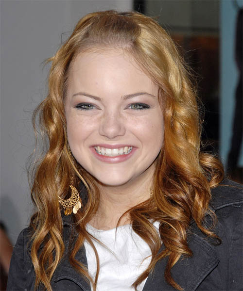 emma stone hair color red. Emma Stone Rocks Red Hair