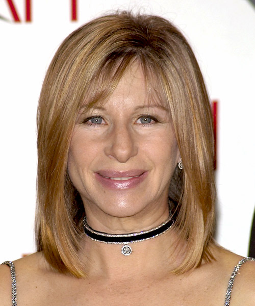 Barbra Streisand Medium Straight Formal Hairstyle