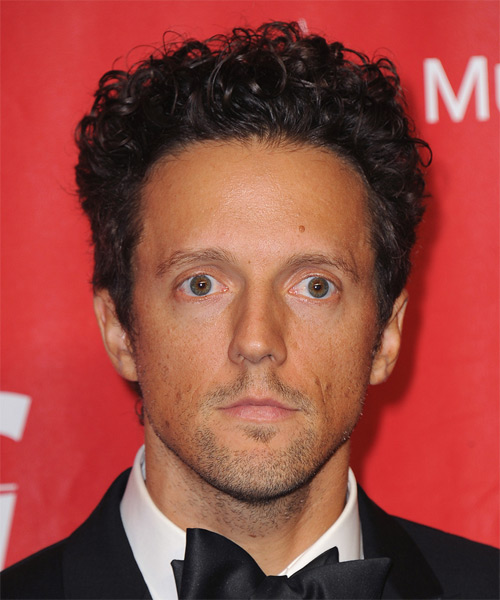 <b>Jason Mraz</b> Short Curly Hairstyle - Dark Brunette - Jason-Mraz