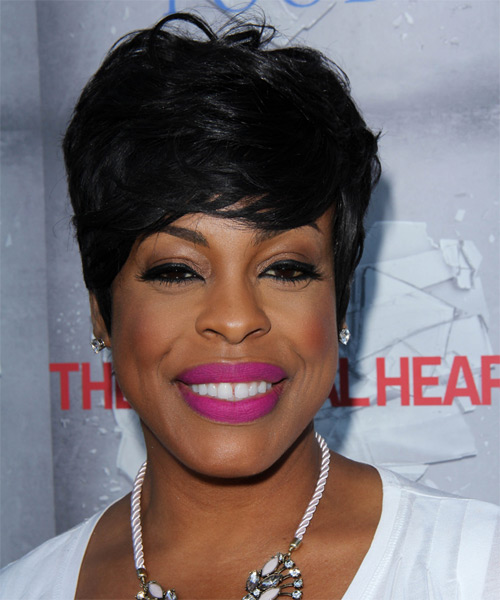 <b>Niecy Nash</b> Short Straight Hairstyle - Black - Niecy-Nash