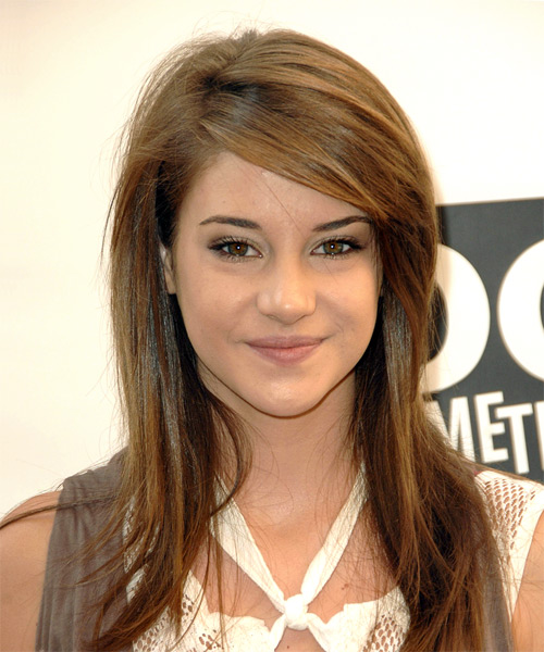 Shailene Woodley Long Straight Casual Hairstyle