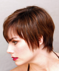Casual Short Straight Hairstyle - click to view hairstyle information