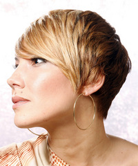Alternative Short Straight Hairstyle - click to view hairstyle information