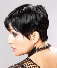 Casual Short Straight Hairstyle - click to view hairstyle information