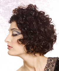 Casual Short Curly Hairstyle - click to view hairstyle information