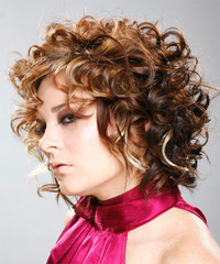 Formal Short Curly Hairstyle - click to view hairstyle information
