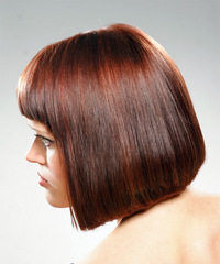 Casual Medium Straight Hairstyle - click to view hairstyle information