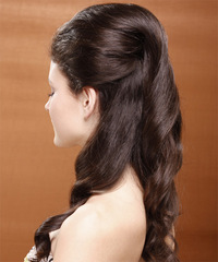 Formal Updo Long Curly Hairstyle - click to view hairstyle information