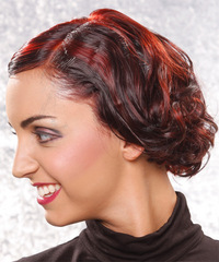 Casual Short Wavy Hairstyle - click to view hairstyle information