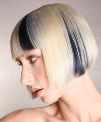 Alternative Medium Straight Hairstyle - click to view hairstyle information