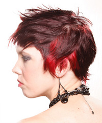 Alternative Short Straight Hairstyle - click to view hairstyle information