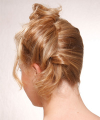 Formal Updo Long Curly Hairstyle - click to view hairstyle information