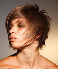 Alternative Short Straight Hairstyle - click to view hairstyle information