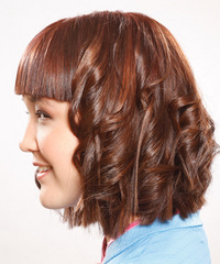Alternative Medium Wavy Hairstyle - click to view hairstyle information