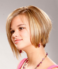 Formal Short Straight Hairstyle - click to view hairstyle information