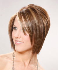 Formal Medium Straight Hairstyle - click to view hairstyle information