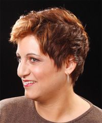 Casual Short Wavy Hairstyle - click to view hairstyle information