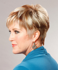 Formal Short Straight Hairstyle - click to view hairstyle information