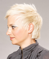 Alternative Short Straight Hairstyle - click to view hairstyle information