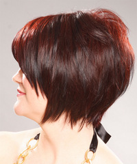 Formal Medium Straight Hairstyle - click to view hairstyle information