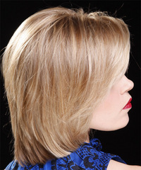 Casual Medium Straight Hairstyle - click to view hairstyle information