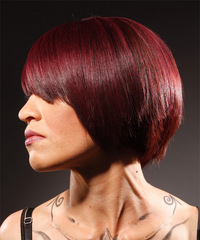 Alternative Medium Straight Hairstyle - click to view hairstyle information