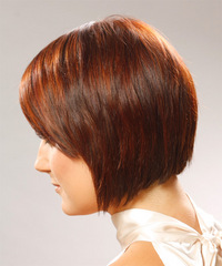 Formal Medium Straight Hairstyle - click to view hairstyle information