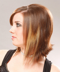 Formal Medium Straight Hairstyle - click to view hairstyle information